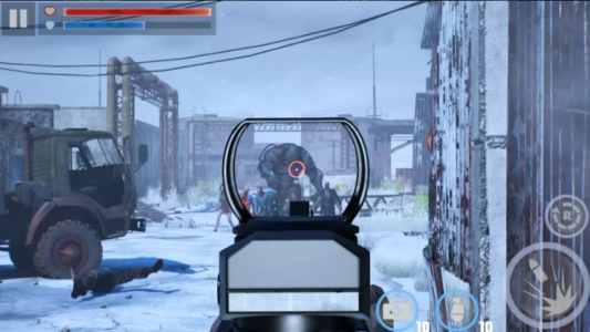 Screenshot Fire Apocalypse: Zombie Games Mod APK