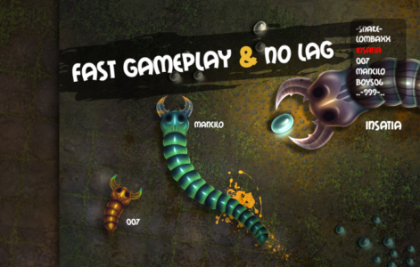 Screenshot Insatiable.io -Slither Snakes Mod APK