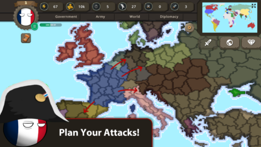 Screenshot Countryballs at War Mod APK