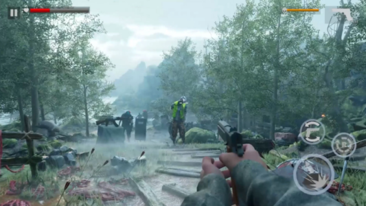 Screenshot Fire Apocalypse: Zombie Games Mod APK