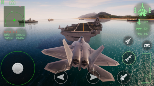Screenshot Fighter Jet Combat : Warzone Mod APK