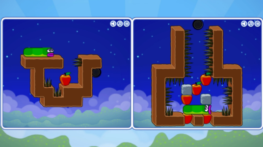 Screenshot Apple Worm: Logic Puzzle Mod APK