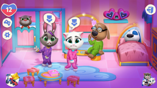 Screenshot My Talking Tom Friends 2 Mod APK