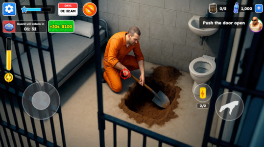 Screenshot Prison Escape: Dig & Run Mod APK