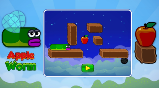 Screenshot Apple Worm: Logic Puzzle Mod APK