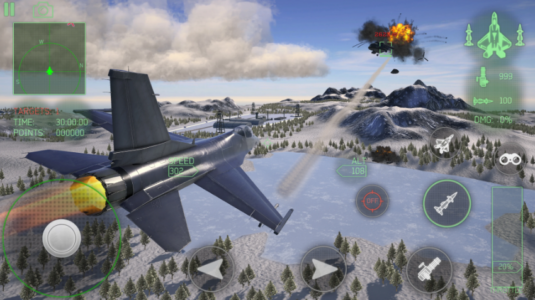 Screenshot Fighter Jet Combat : Warzone Mod APK