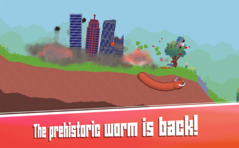 Screenshot Prehistoric Worm Worlds Mod APK