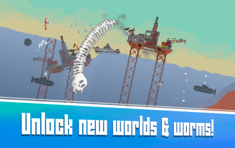 Screenshot Prehistoric Worm Worlds Mod APK