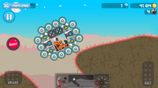Screenshot Rovercraft: Race Your Space Car Mod APK