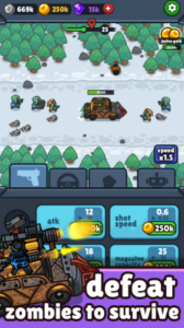 Screenshot Undead Shooter: Idle Highway Mod APK