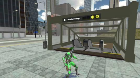 Screenshot Green Rope Hero: Vegas City Mod APK