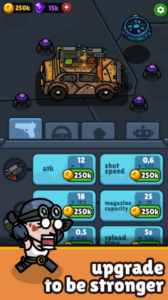 Screenshot Undead Shooter: Idle Highway Mod APK