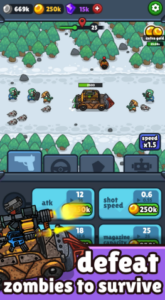 Screenshot Undead Shooter: Idle Highway Mod APK