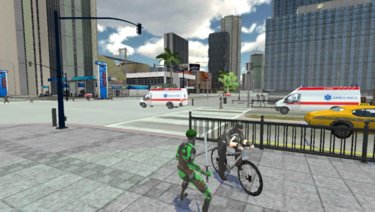 Screenshot Green Rope Hero: Vegas City Mod APK