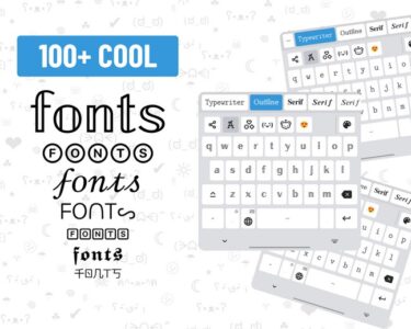 Screenshot Fonts Keyboard Mod APK