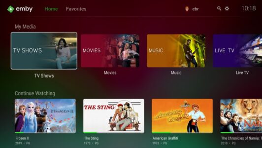 Screenshot Emby for Android TV Mod APK