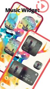 Screenshot Music Widget Android Mod APK