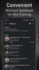 Screenshot GymUp Pro Mod APK