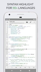Screenshot Code Editor Mod APK