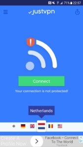 Screenshot JustVPN Mod APK