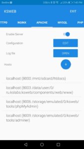 Screenshot KSWEB: Web Developer Kit Mod APK