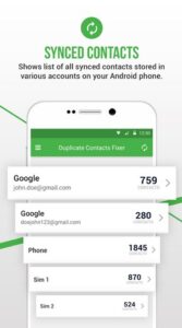 Screenshot Duplicate Contacts Fixer Mod APK