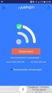 Screenshot JustVPN Mod APK