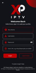 Screenshot XP IPTV Mod APK