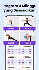 Screenshot Yoga for Weight Loss Pilates Mod APK