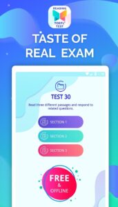 Screenshot Reading – TOEFL® Prep Tests Mod APK
