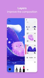Screenshot Tayasui Sketches Mod APK