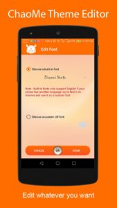 Screenshot ChaoMe Theme Editor Mod APK
