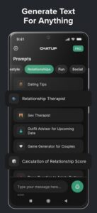 Screenshot ChatUp AI – Chat Bot Assistant Mod APK
