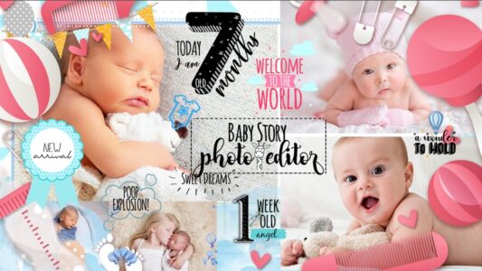 Screenshot Baby Story Photo Editor App Mod APK
