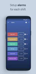 Screenshot Shift Work Schedule Calendar Mod APK