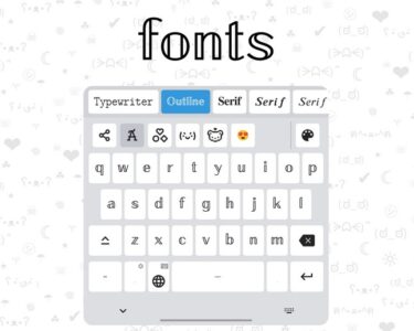 Screenshot Fonts Keyboard Mod APK