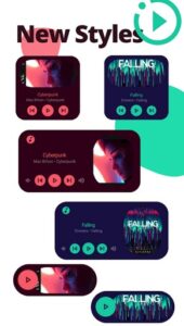 Screenshot Music Widget Android Mod APK