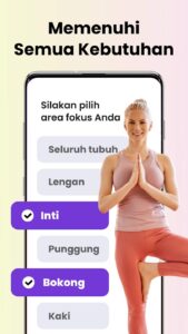 Screenshot Yoga for Weight Loss Pilates Mod APK