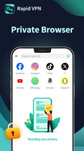 Screenshot Rapid VPN – Safe Secure Proxy Mod APK