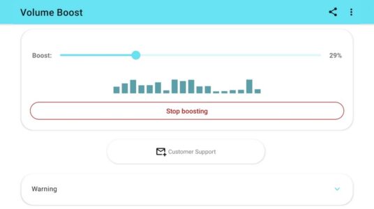 Screenshot Volume Booster for Android Mod APK