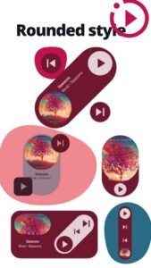 Screenshot Music Widget Android Mod APK