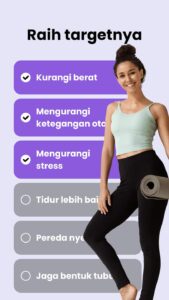 Screenshot Yoga for Weight Loss Pilates Mod APK