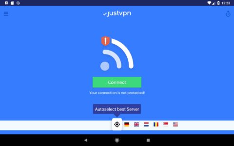 Screenshot JustVPN Mod APK