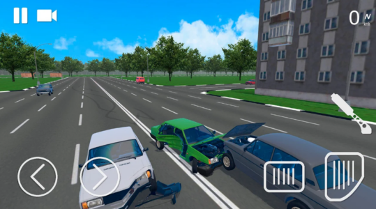 Screenshot Russian Car Crash Simulator Mod APK