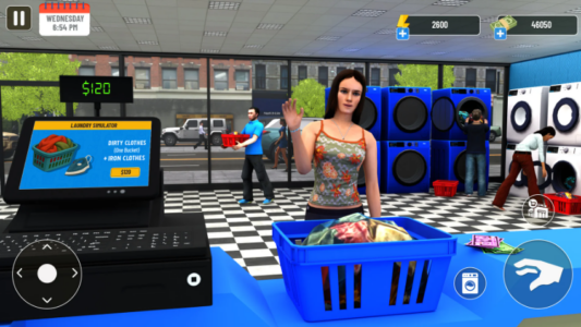 Screenshot Laundry Store Cloth Simulator Mod APK