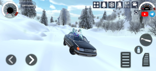 Screenshot Offroad Snow: Driving Runner Mod APK