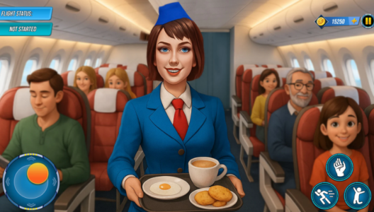 Screenshot Air Crew Flying Simulator 3D Mod APK