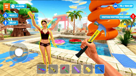 Screenshot Waterpark Manager Simulator Mod APK