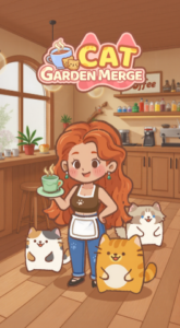 Screenshot Cat Garden Merge Mod APK