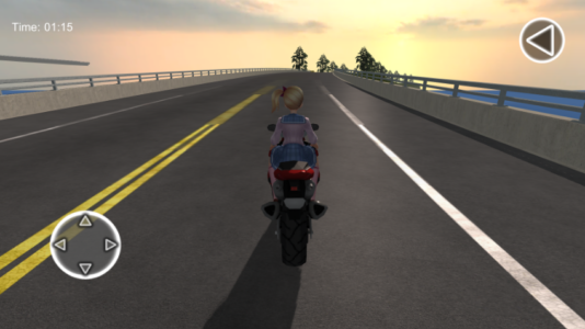 Screenshot Motorcycle Girl Mod APK